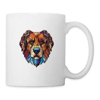 Sarplaninac Hunderasse Aquarell Illustration - Tasse - Weiß - Rechts