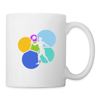 Beach Tennis Joueur de tennis Tennis - Mug blanc - blanc - Droite