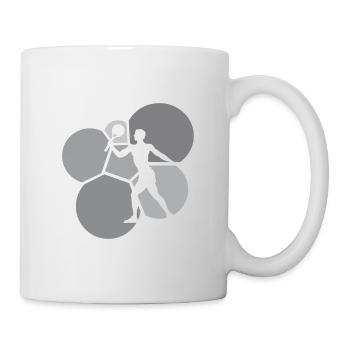 Beach Tennis Joueur de tennis Beach Tennis - Mug blanc - blanc - Droite