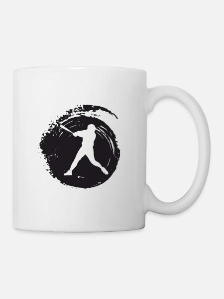 Baseball Softballspieler Baseball - Tasse - Weiß
