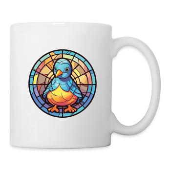 Chick Colorful Watercolor Animal Pet Illustration - Mug - white - Right