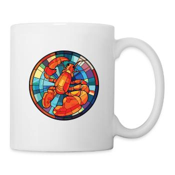 Lobster Colorful Watercolor Animal Illustration - Mug - white - Right