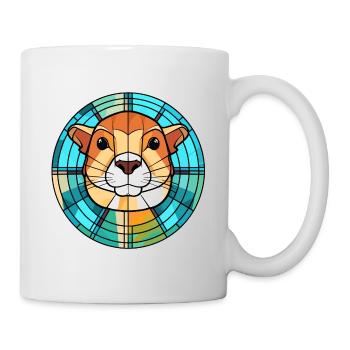 Gopher bunte Aquarell-Tier-Haustier-Illustration - Tasse - Weiß - Rechts