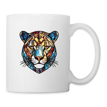 Jaguar Aquarelle colorée Animal animal de compagnie Illustration - Mug blanc - blanc - Droite