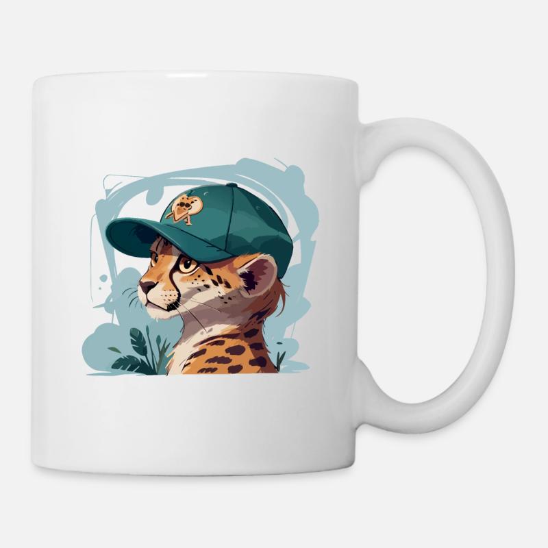 Cool Cheetah - Mug - white
