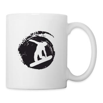 Winter Sports Snowboard - Mug - white - Right