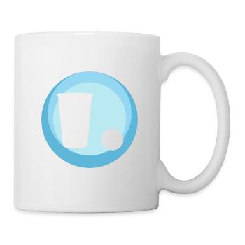 Party Beerpong Bier - Tasse - Weiß - Rechts