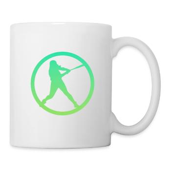 Pitcher Pitcher Softball Spieler - Tasse - Weiß - Rechts