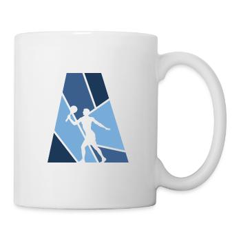 Beach Tennis Beachtennis Beach Tennis - Tasse - Weiß - Rechts