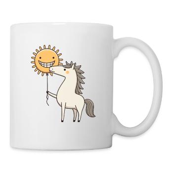 Radiant Horse & Smiling Sun - Mug - white - Right