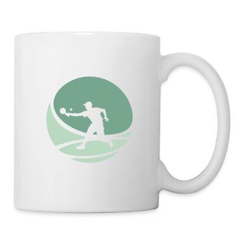 Ball Sports Pickleball Rackets Pickleball Players - Mug - white - Right