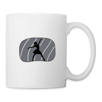 Ballett Tänzerin Oper Ballerina - Tasse - Weiß - Rechts