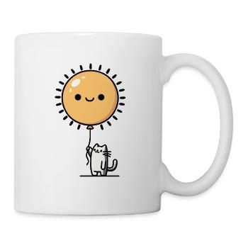 Cat and Balloon: A Bright Duo - Mug - white - Right
