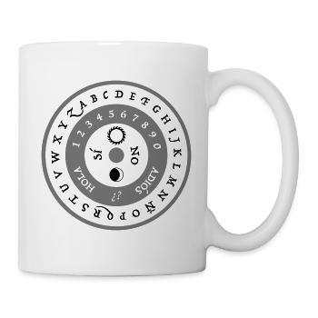 Ouija-Brett auf Spanisch - Tasse - Weiß - Rechts