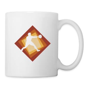 Schläger Squash Schläger - Tasse - Weiß - Rechts