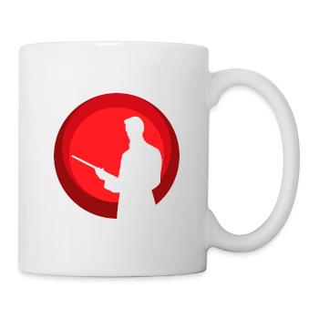 Billardspieler Billardkugel Billardspielerin - Tasse - Weiß - Rechts