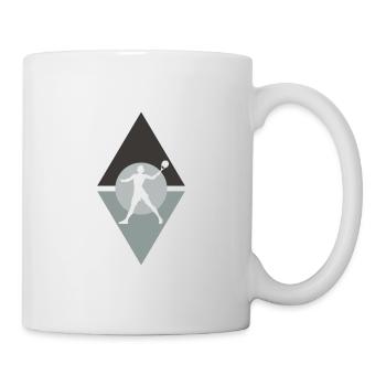 Beach Tennis Joueur de tennis Beach Tennis - Mug blanc - blanc - Droite