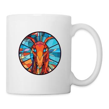 Shrimp Colorful Watercolor Animal Pet Illustration - Mug - white - Right