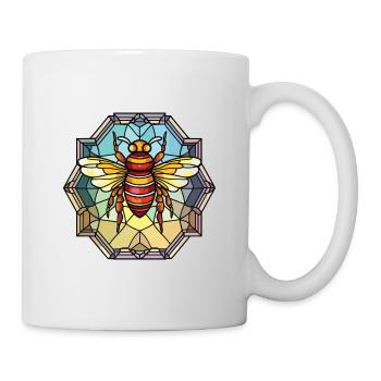 Bee Colorful Watercolor Animal Pet Illustration - Mug - white - Right
