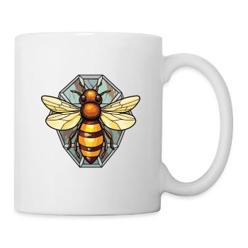 Bee Colorful Watercolor Animal Pet Illustration - Mug - white - Right