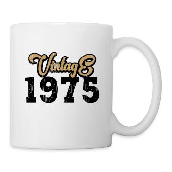 Millésime 1975 - Mug blanc - blanc - Droite