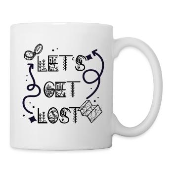 let's get lost - Mug - white - Right