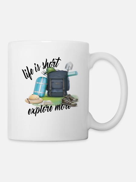 Mehr erfahren - Tasse - Weiß