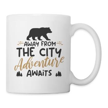 adventure awaits - Mug - white - Right