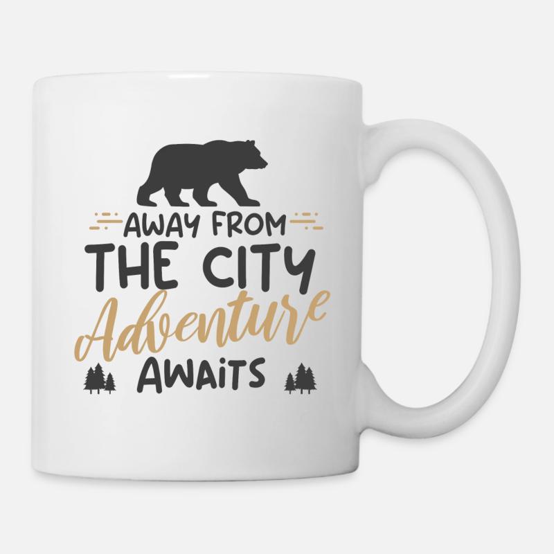 L’aventure vous attend - Mug blanc - blanc