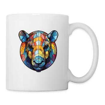 Tapir Colorful Watercolor Animal Pet Illustration - Mug - white - Right