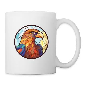 Eagle Colorful Watercolor Animal Pet Illustration - Mug - white - Right
