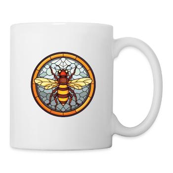 Bee Colorful Watercolor Animal Pet Illustration - Mug - white - Right