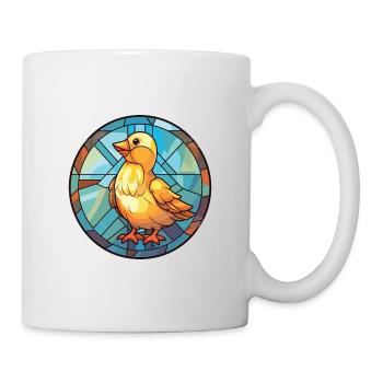Chick Colorful Watercolor Animal Pet Illustration - Mug - white - Right