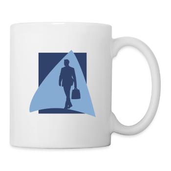 Banks Businessman Stock Exchange - Mug - white - Right