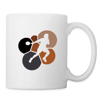 Raquette de squash Joueur de squash Joueur de squash - Mug blanc - blanc - Droite