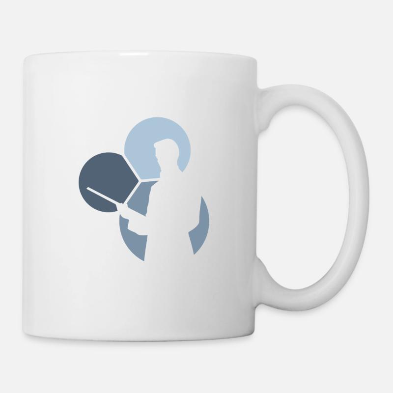 Boule de billard Boule de billard Boule de billard Joueur de billard - Mug blanc - blanc