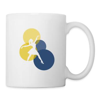 Ballet Danseuse Ballerine du Lac des Cygnes - Mug blanc - blanc - Droite