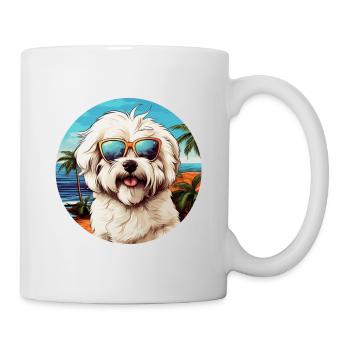 Coton de Tulear Cool - Coton de Tulear Dog - Mug blanc - blanc - Droite