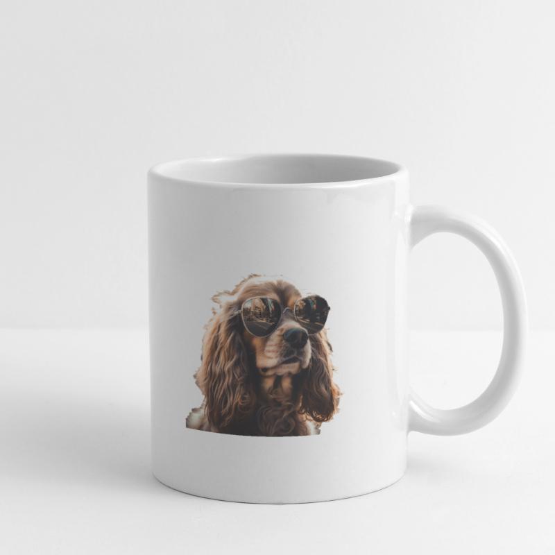 Cocker Spaniel Cool - Cocker Spaniel Chien Mug blanc