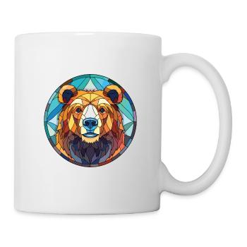 Bear Colorful Watercolor Animal Pet Illustration - Mug - white - Right