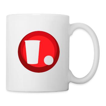 Party Beerpong Bierpong - Tasse - Weiß - Rechts