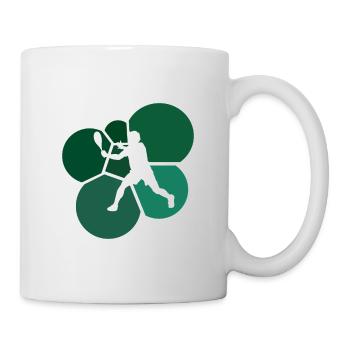 Squashschläger Schläger Schläger - Tasse - Weiß - Rechts