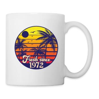 Millésime 1972 - Mug blanc - blanc - Droite