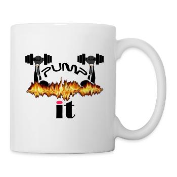 PumP iT - Gib Alles - Tasse - Weiß - Rechts