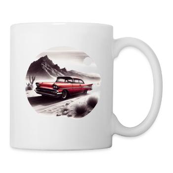 Red Classic Car - Mug - white - Right