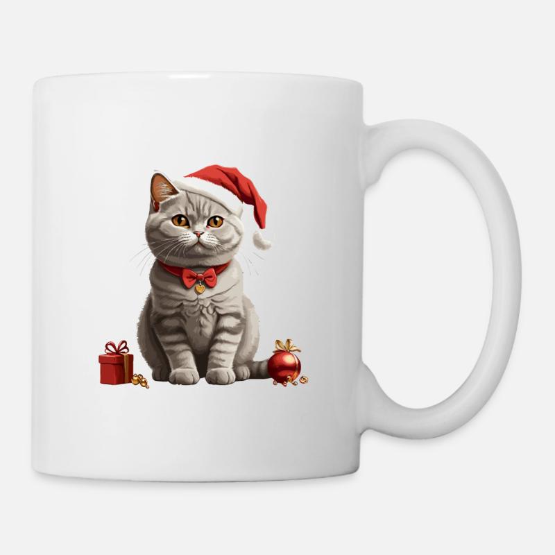 X-Mas B-Shorthair - Tasse - Weiß