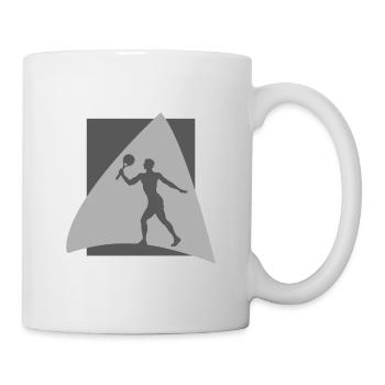 Tennis Beach Tennis Beach Tennis - Tasse - Weiß - Rechts