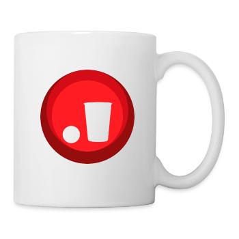 Beerpong Beer Bottle Beer - Mug - white - Right