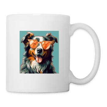 Australian Shepherd Cool - Australian Shepherd - Mug - white - Right