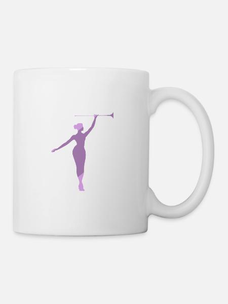 Twirling Twirling Bâton Twirling - Mug blanc - blanc